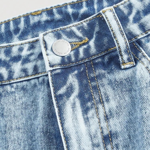 SHEIN GIRLS (14Y) Blue Distressed Jeans - Picture 3 of 5